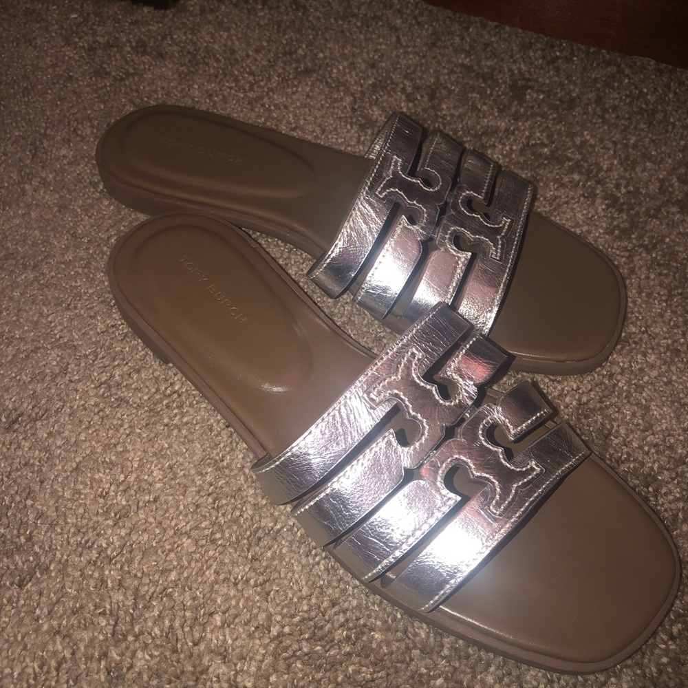 Tory Burch Ines Cage Slides - Picture 5 of 10